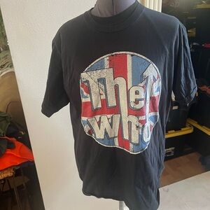 The Who Black T-Shirt by port and company size L